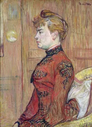 Portrait Study of a Woman in Profile
